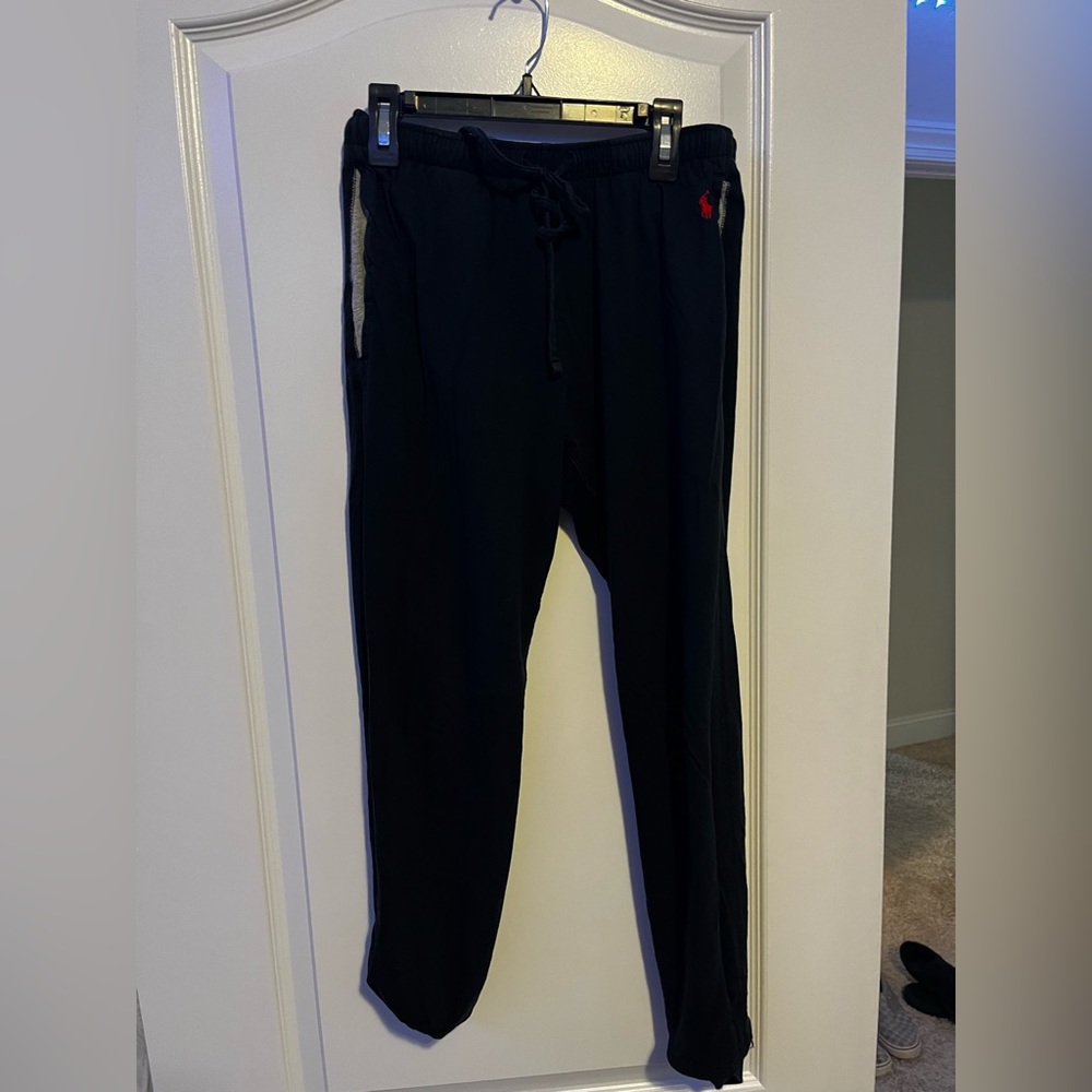 Polo pajama pants black